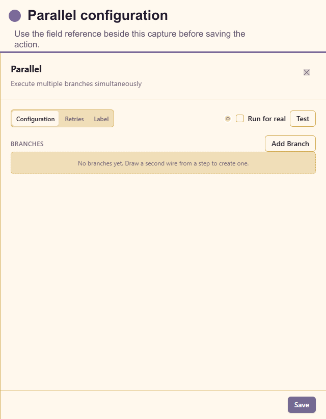 Parallel configuration drawer