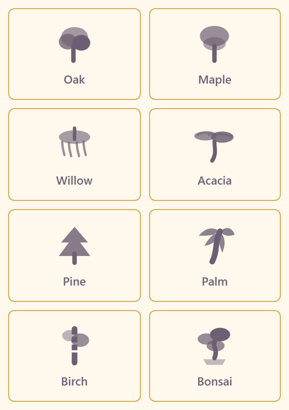 The Trees panel
