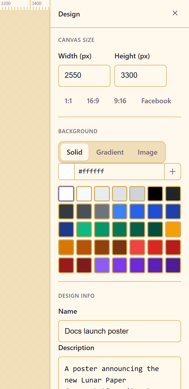 The document properties