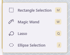 Selection tools